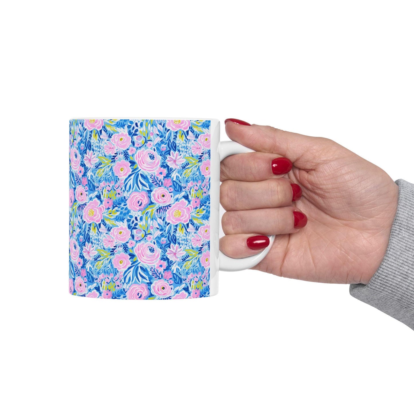 Coquette Floral Ceramic Mug
