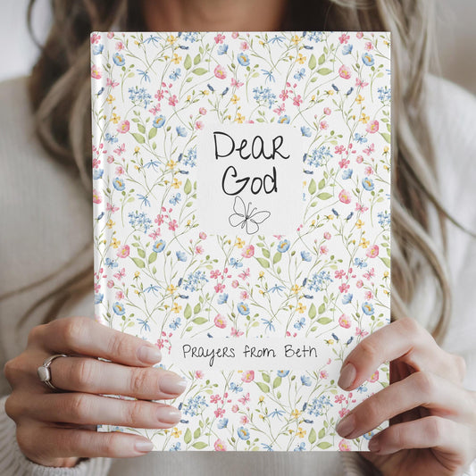 Hardcovered Personal Prayer Journal, Dear God