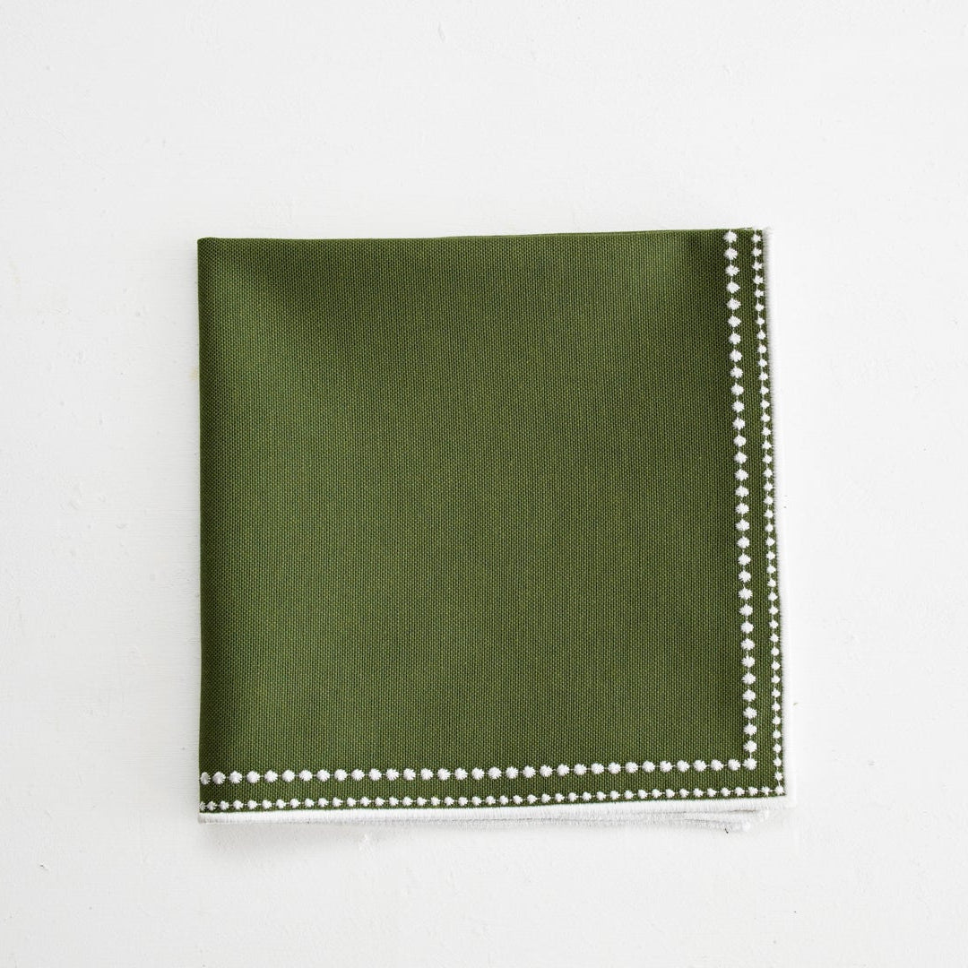MIRELI GREEN RECTANGLE PLACEMAT & NAPKIN SET