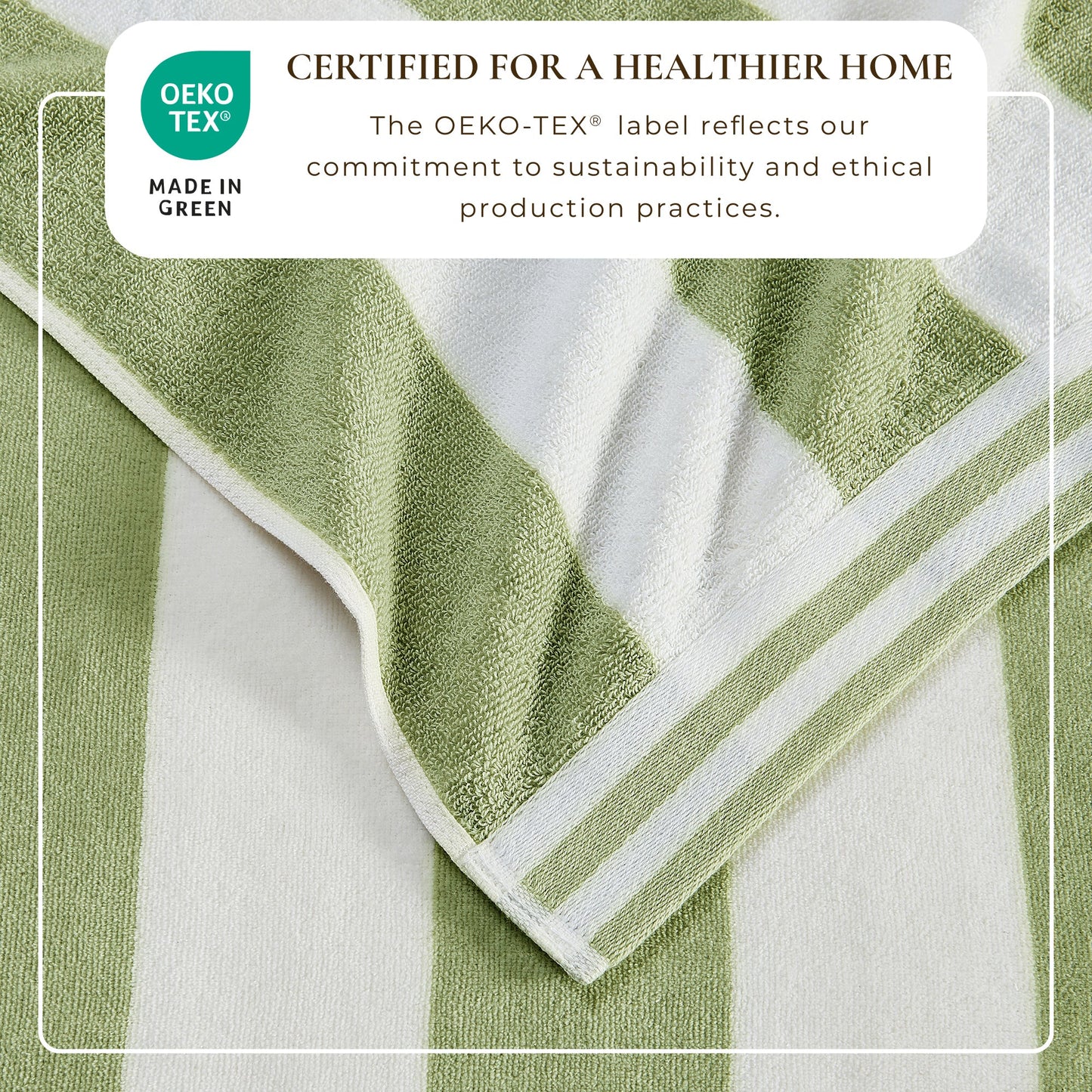 4 Pack Striped Cabana Oversized Beach Towel - Edgartown