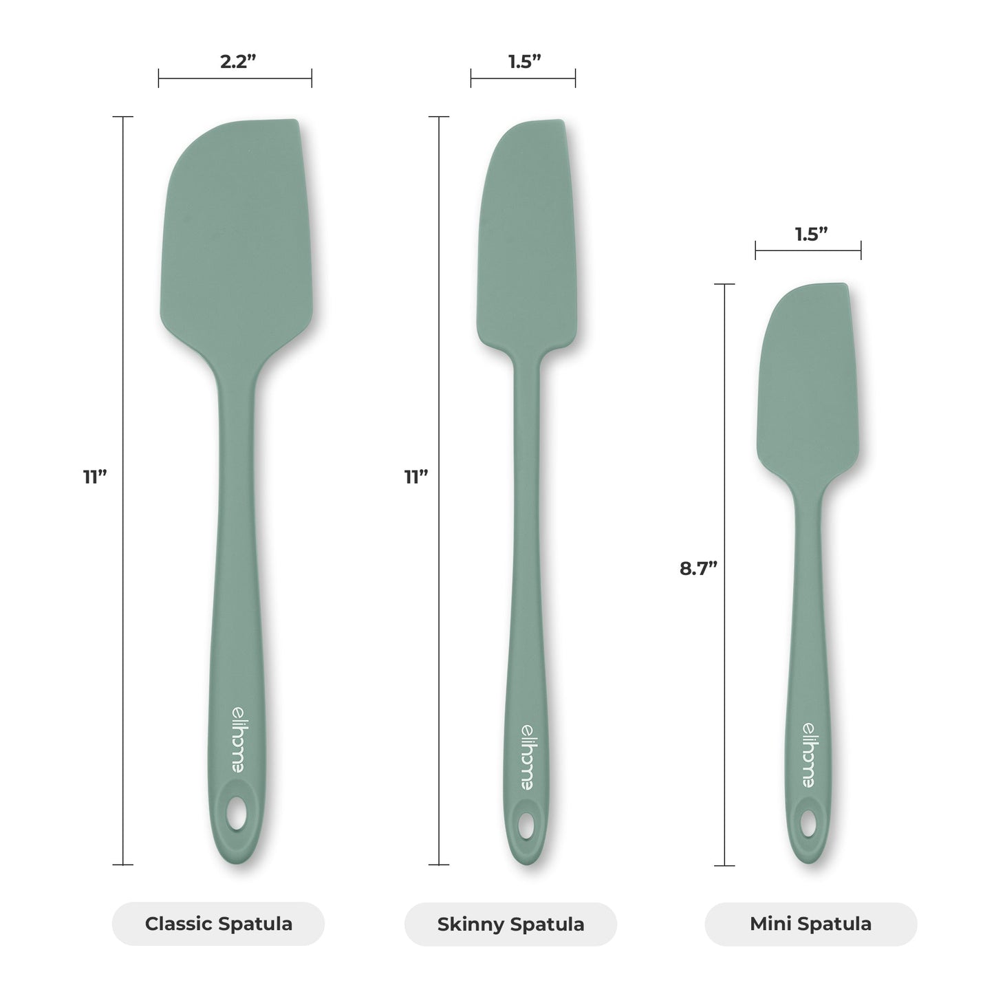 Elihome Mini Spatula  - 8.9" L x 1.5" W