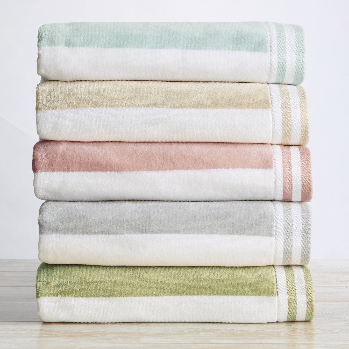 4 Pack Striped Cabana Oversized Beach Towel - Edgartown