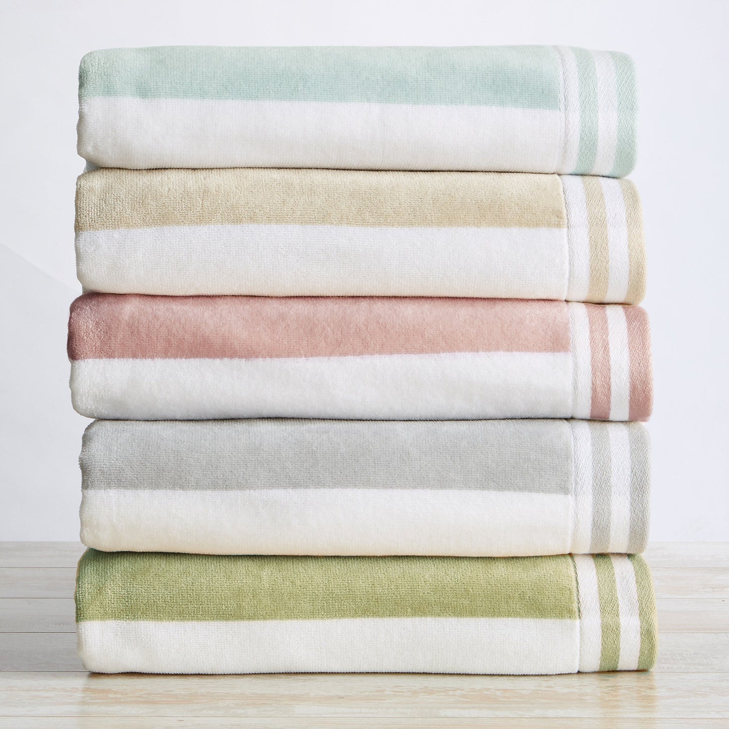 4 Pack Striped Cabana Oversized Beach Towel - Edgartown