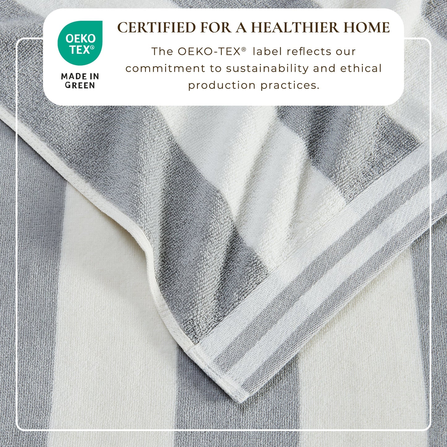 4 Pack Striped Cabana Beach Towel - Edgartown Collection
